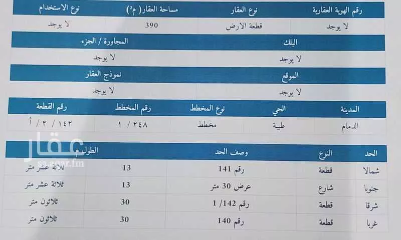 360 sqm land in Taibah 5