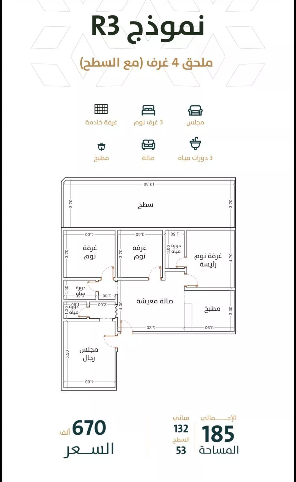 2 bedroom apartment in Al Rabwa 4