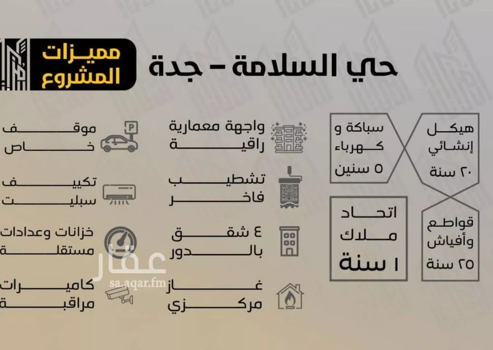 شقة 3 غرف في السلامة 8