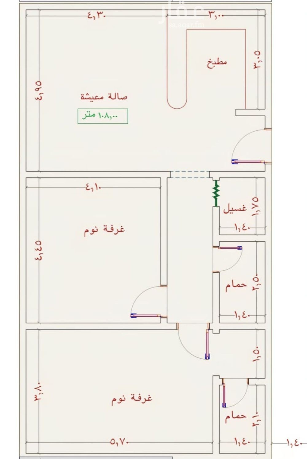 شقة 2 غرف في الجامعة، جدة 2