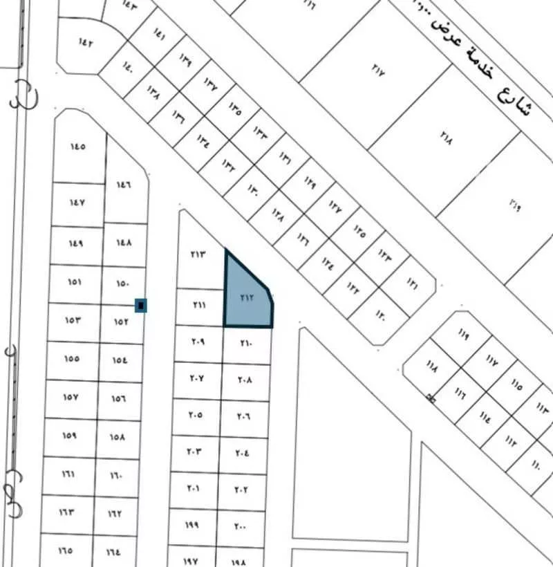 856 sqm land in Ash Sharq 2