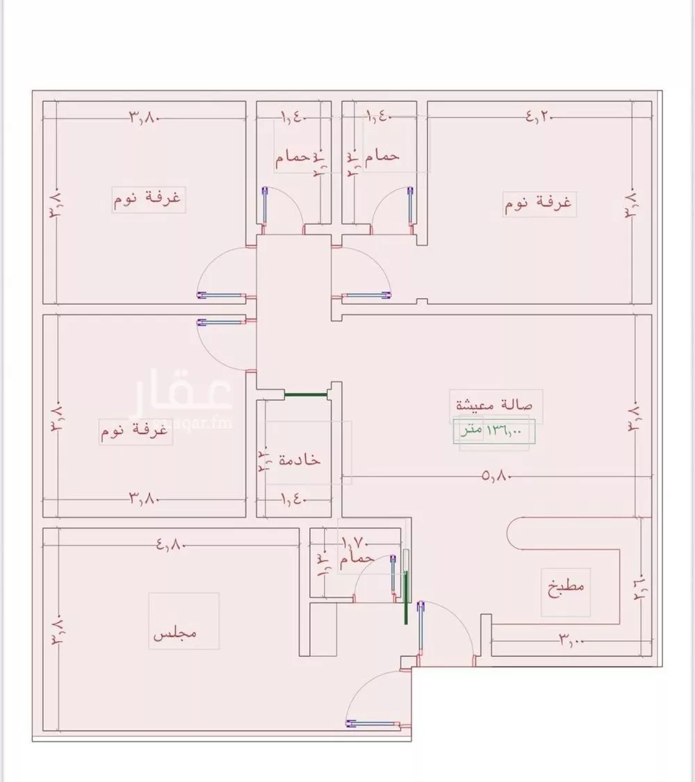 4 bedroom apartment in Al Wahah 2
