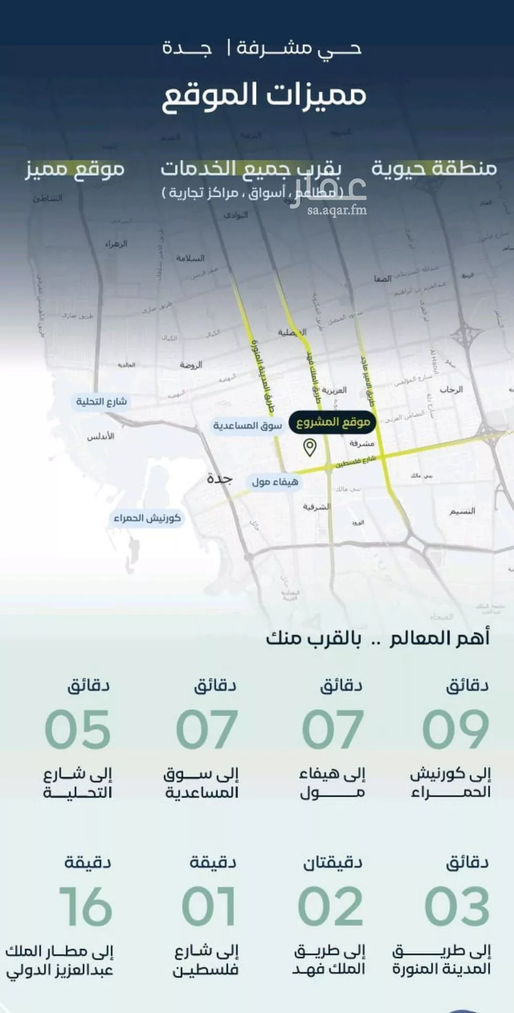 شقة 4 غرف في مشرفة 10