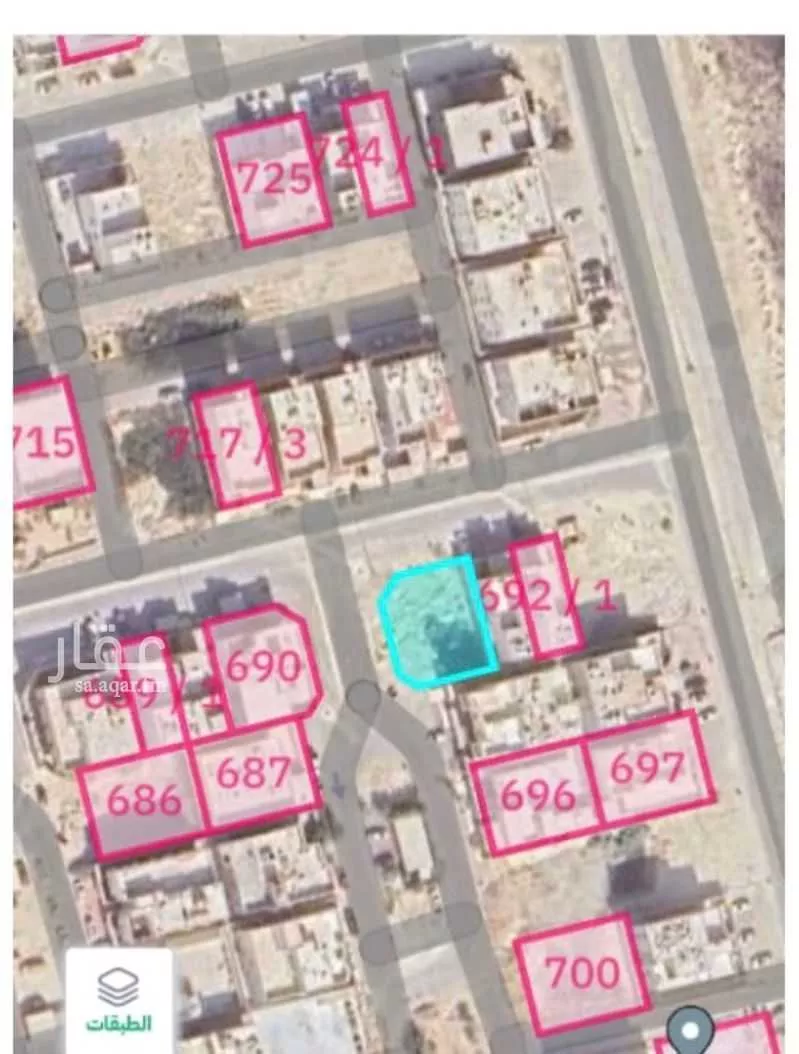 507 sqm land in Dahiat King Fahd 2