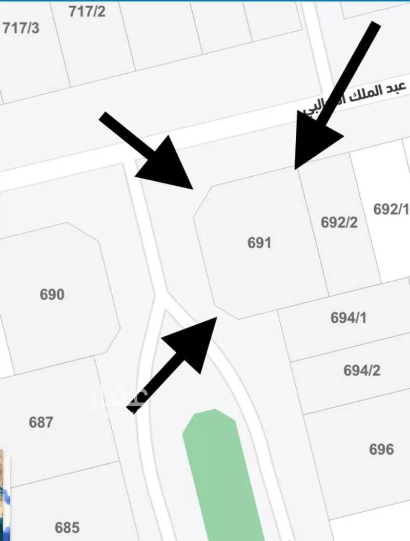 507 sqm land in Dahiat King Fahd 4