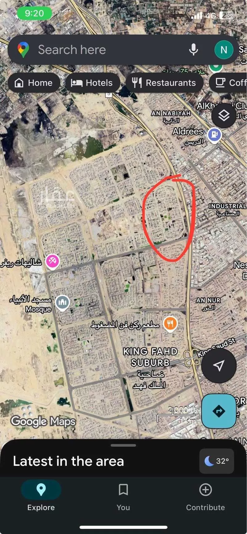 507 sqm land in Dahiat King Fahd 5