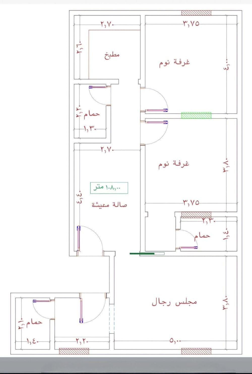 شقة 3 غرف في الجامعة، جدة 2
