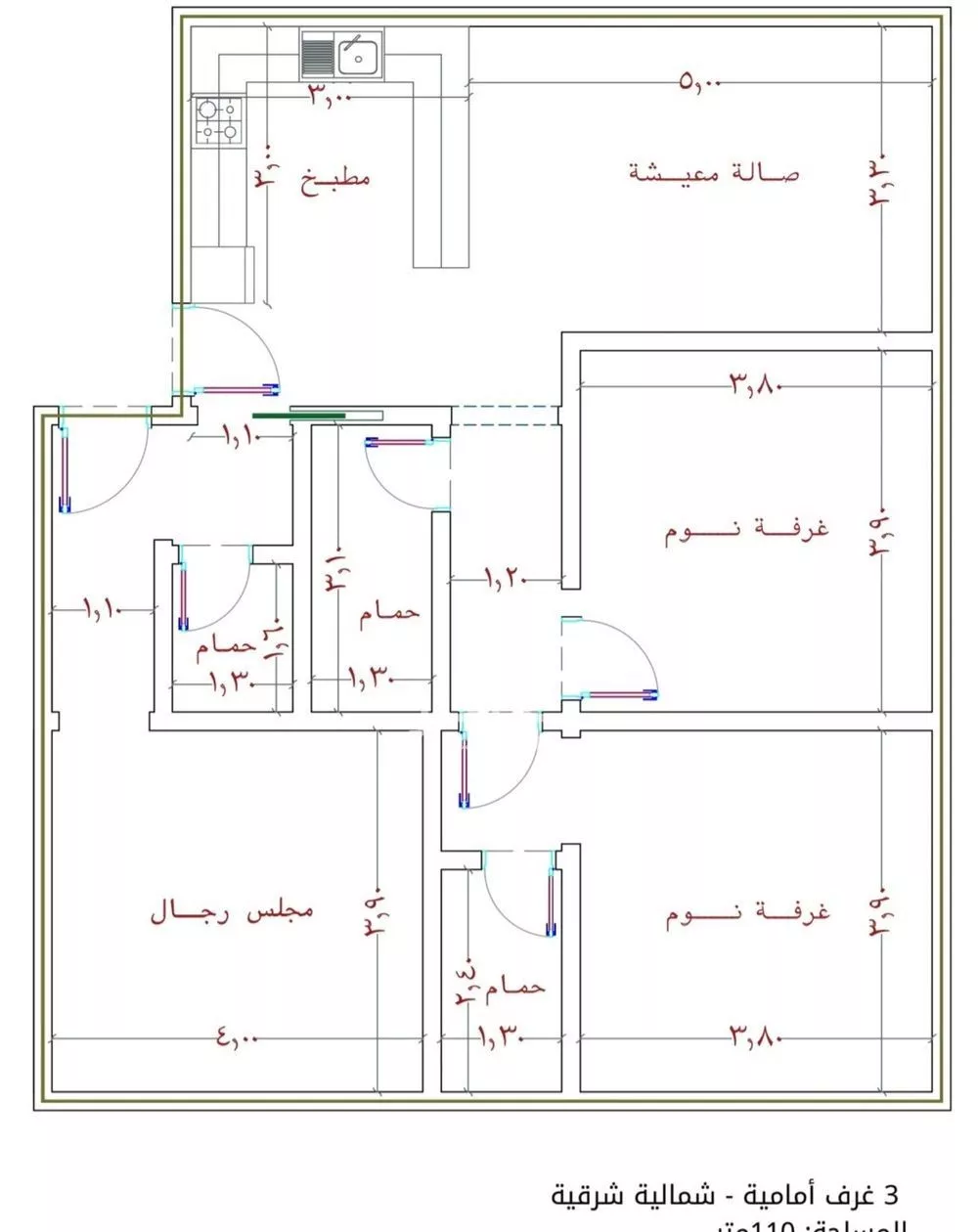 3 bedroom apartment in Al Sawari 10