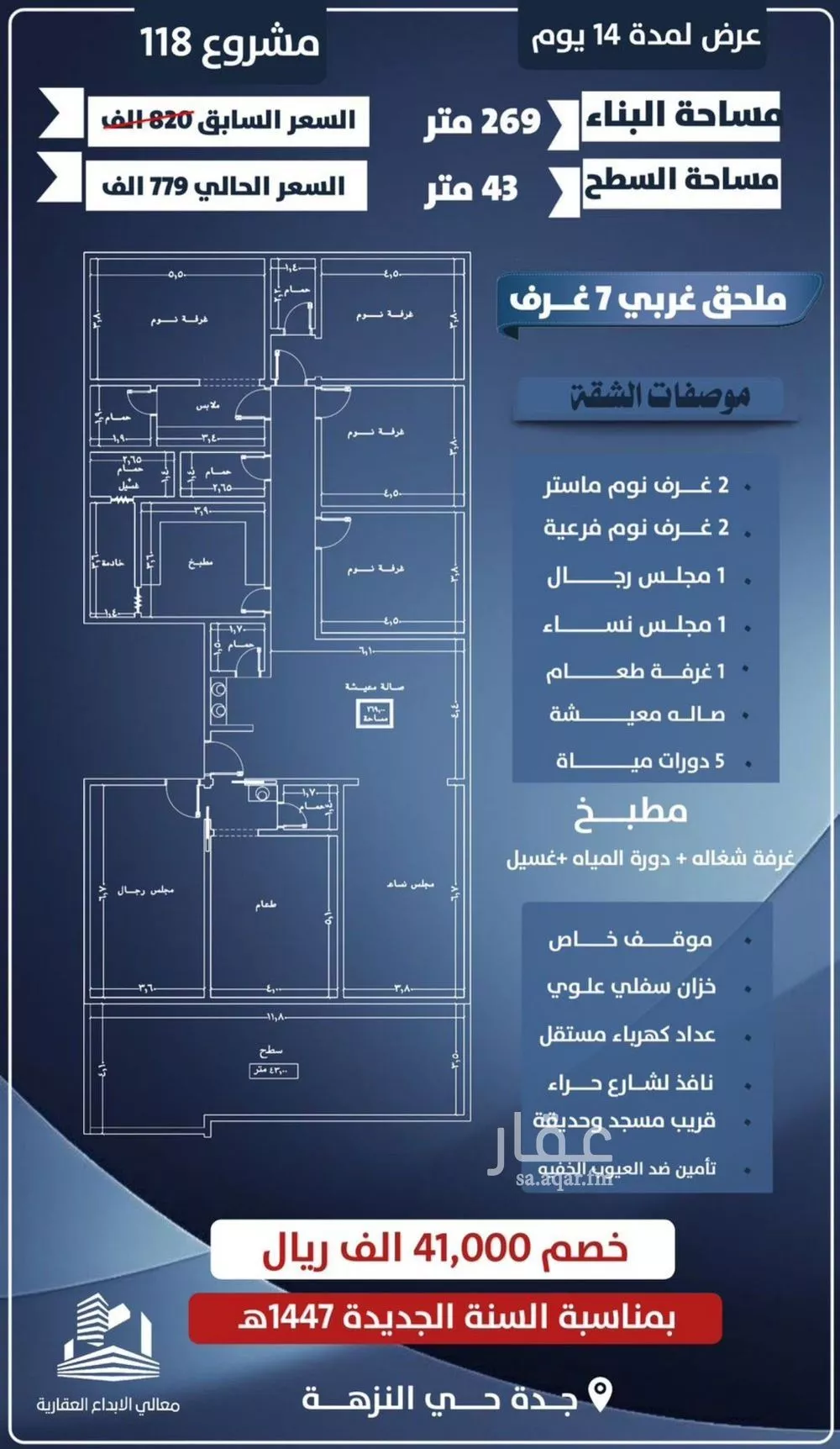 7 bedroom floor in Al Nuzhah 2