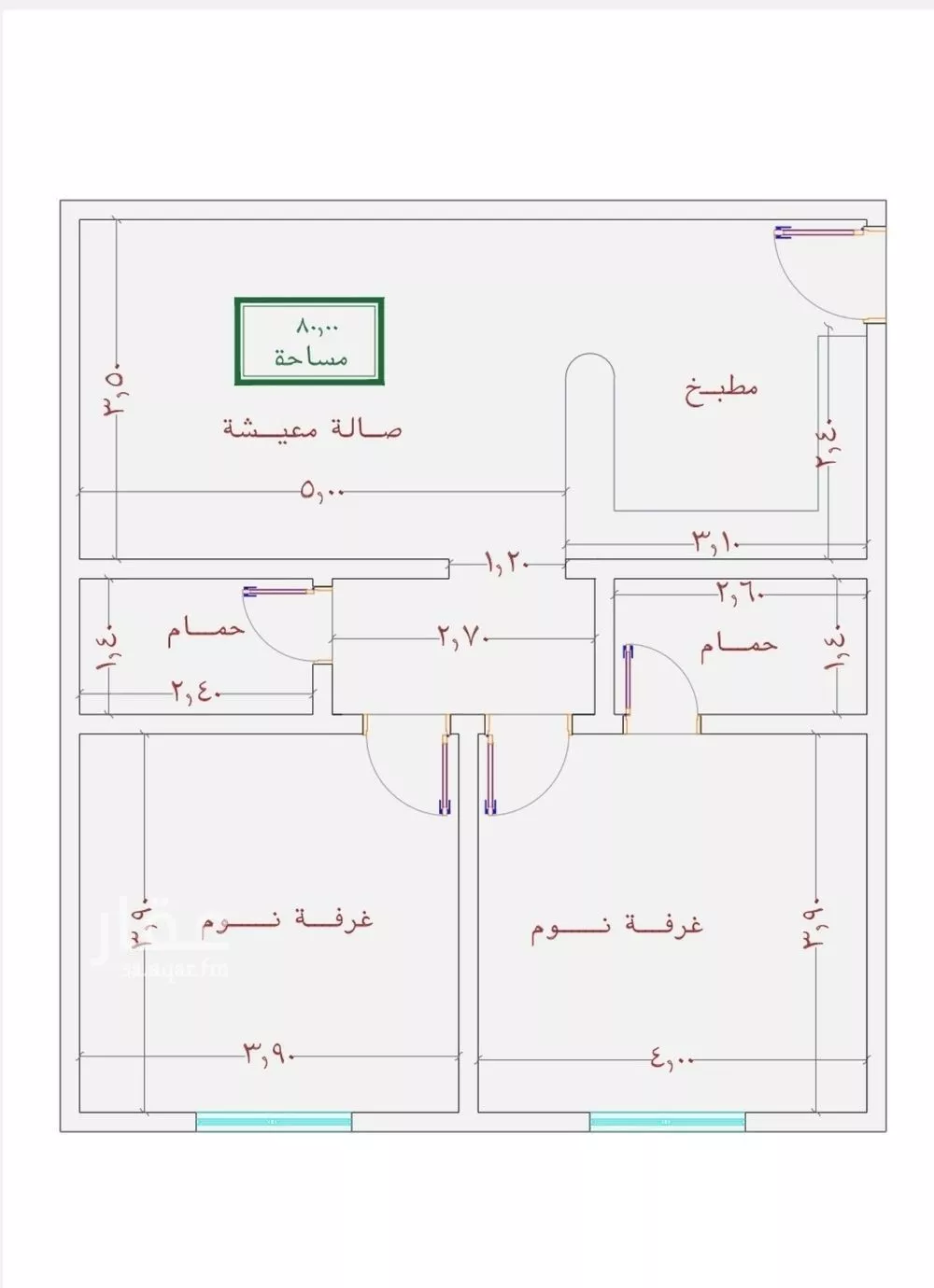 شقة 2 غرف في الفردوس، جدة 5