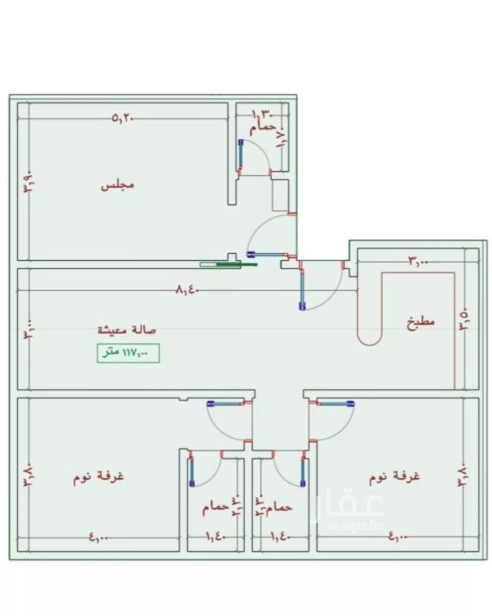 3 bedroom apartment in Al Wahah, Jeddah 4