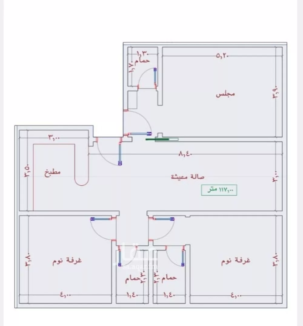 3 bedroom apartment in Al Wahah, Jeddah 5