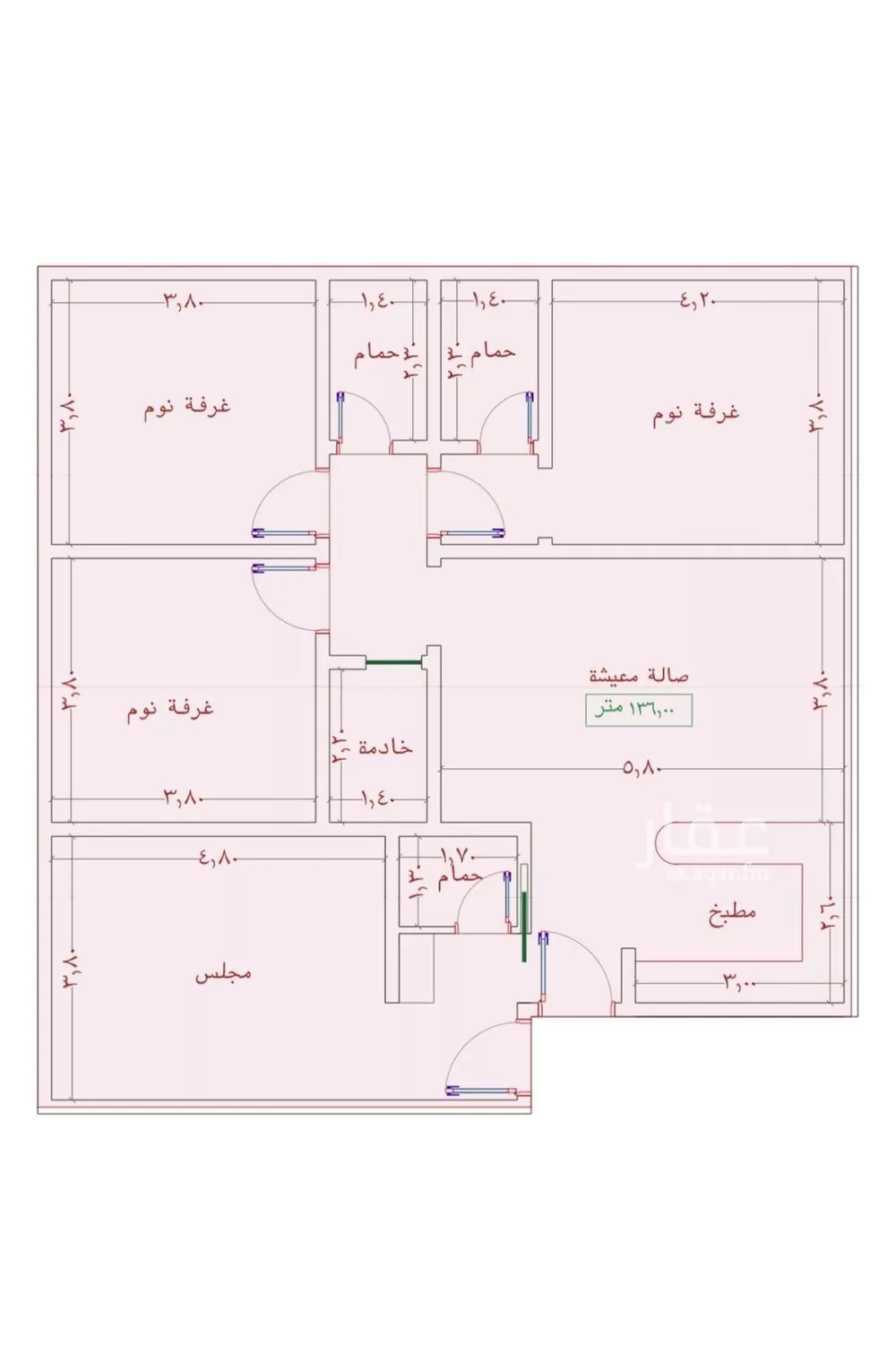 4 bedroom apartment in Al Wahah 4