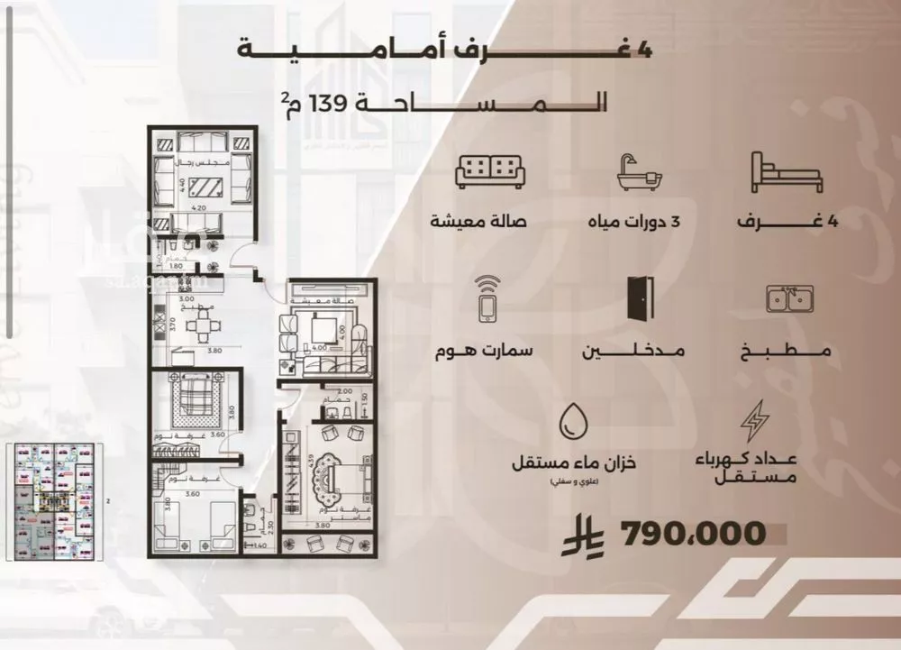 2 bedroom apartment in Al Nahda 4