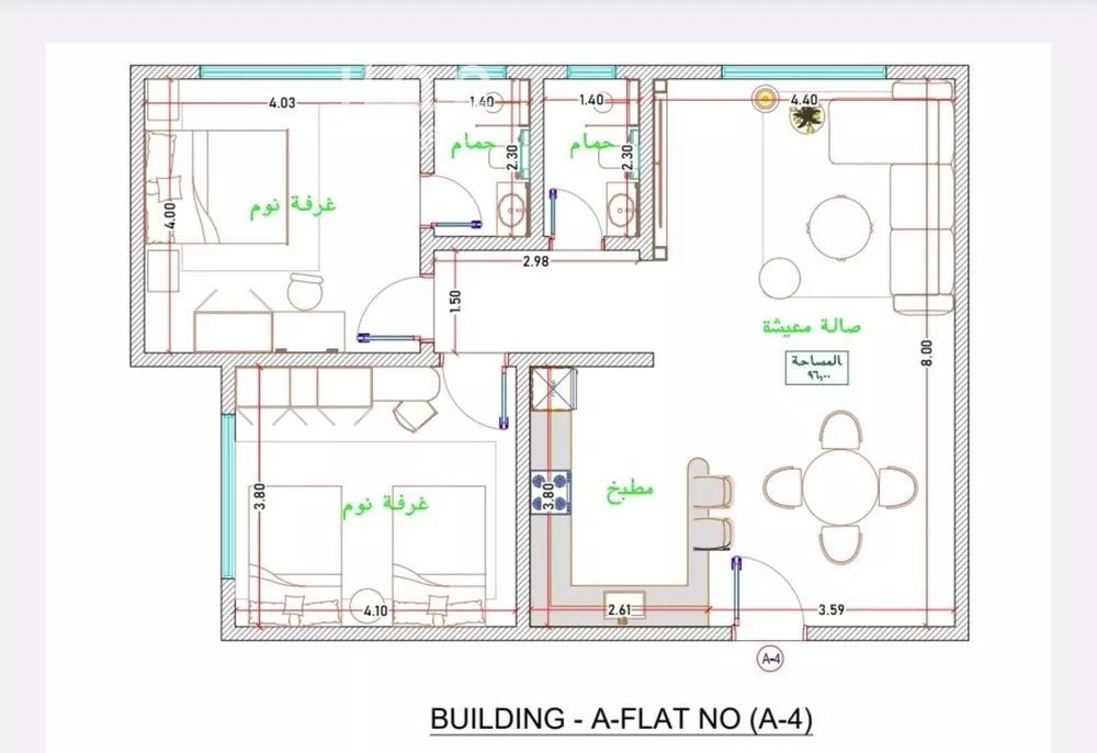 2 bedroom apartment in Al Fayha, Jeddah 11