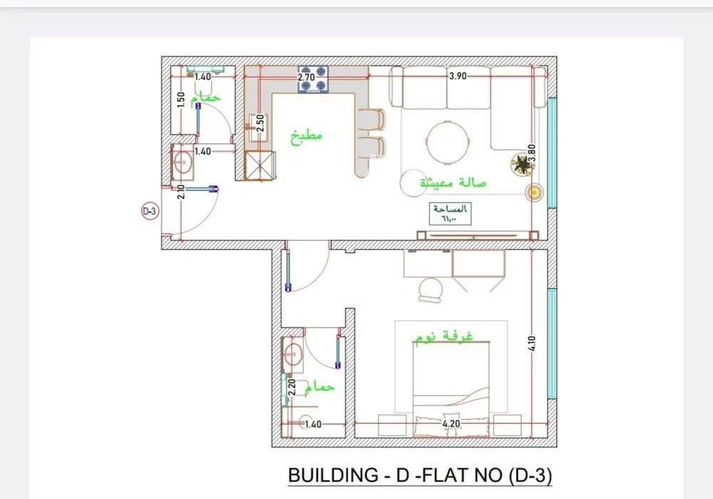 2 bedroom apartment in Al Fayha, Jeddah 13