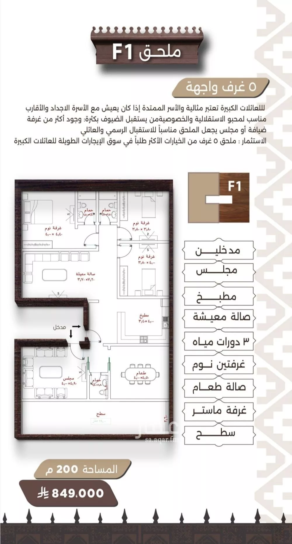 5 bedroom apartment in Al Naeem 4