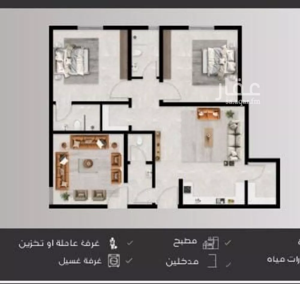 3 bedroom apartment in Al Nuzhah, Jeddah 4