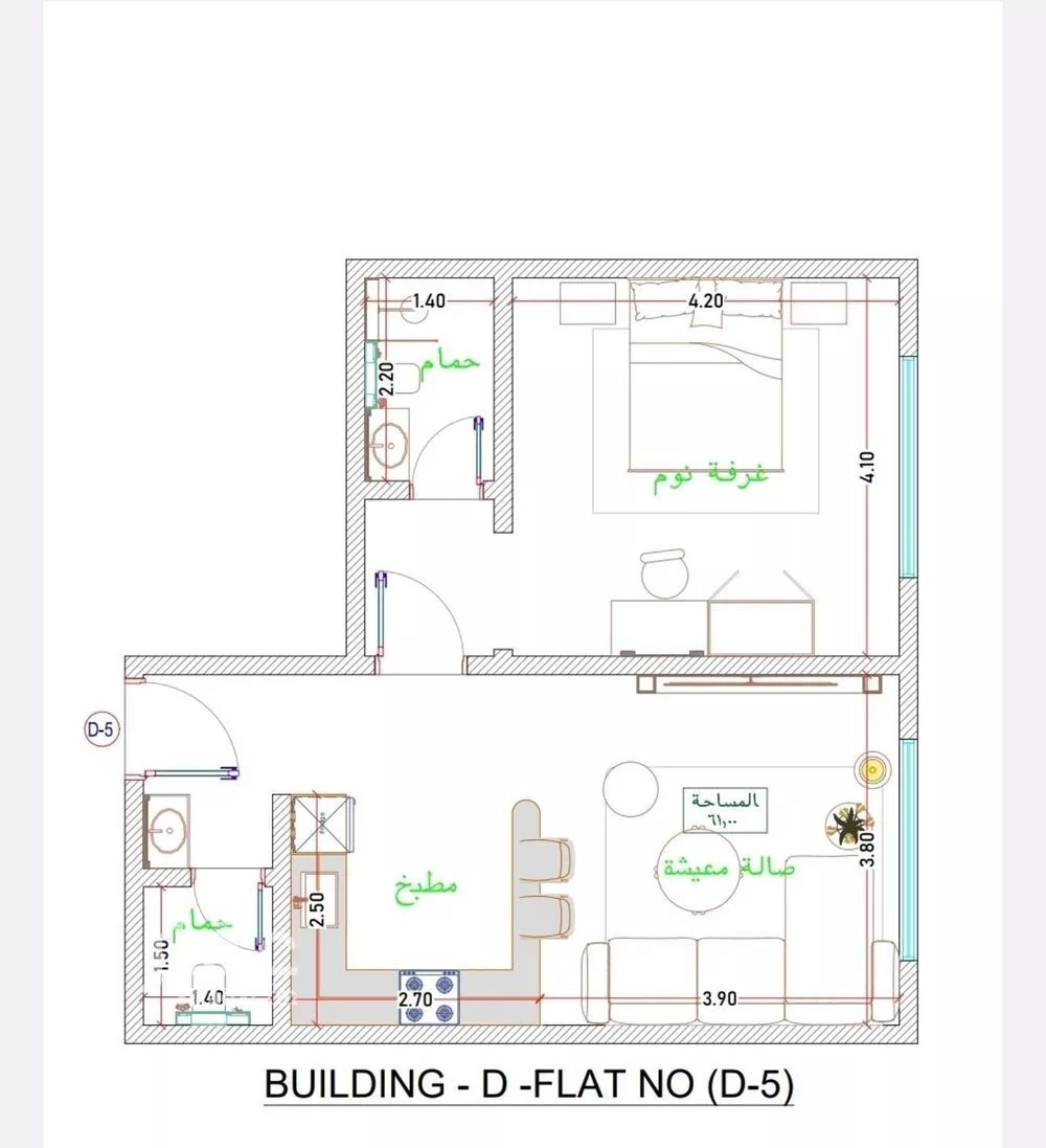3 bedroom apartment in Al Fayha 14