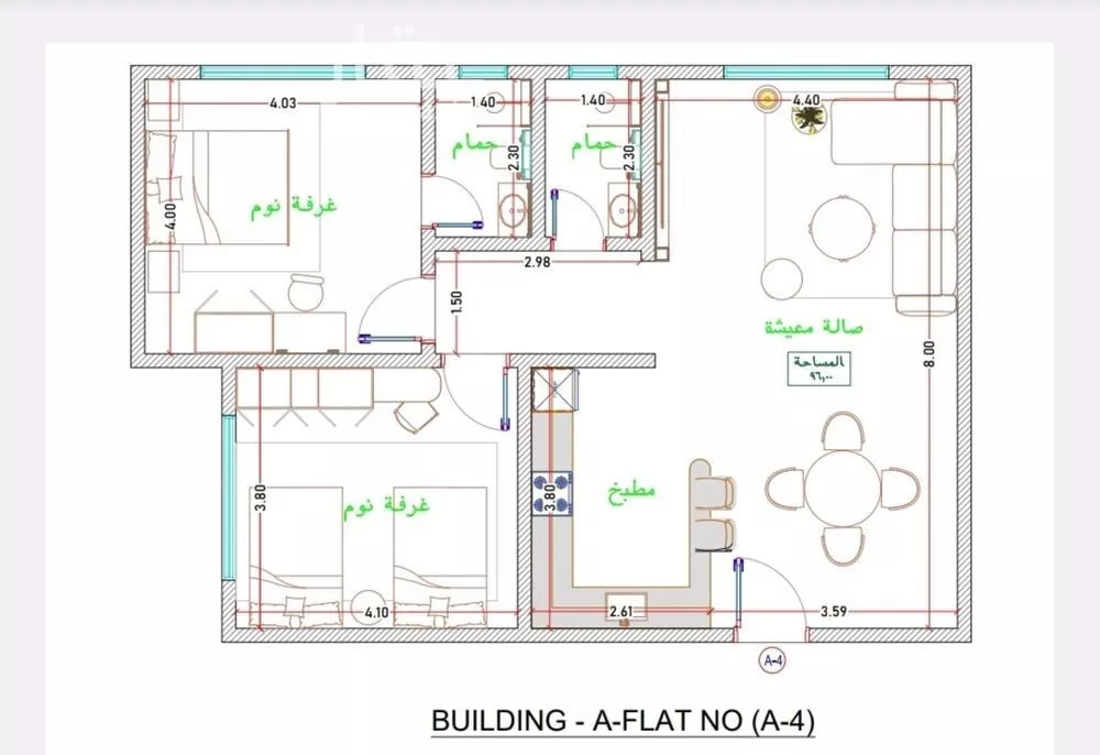 3 bedroom apartment in Al Fayha 6