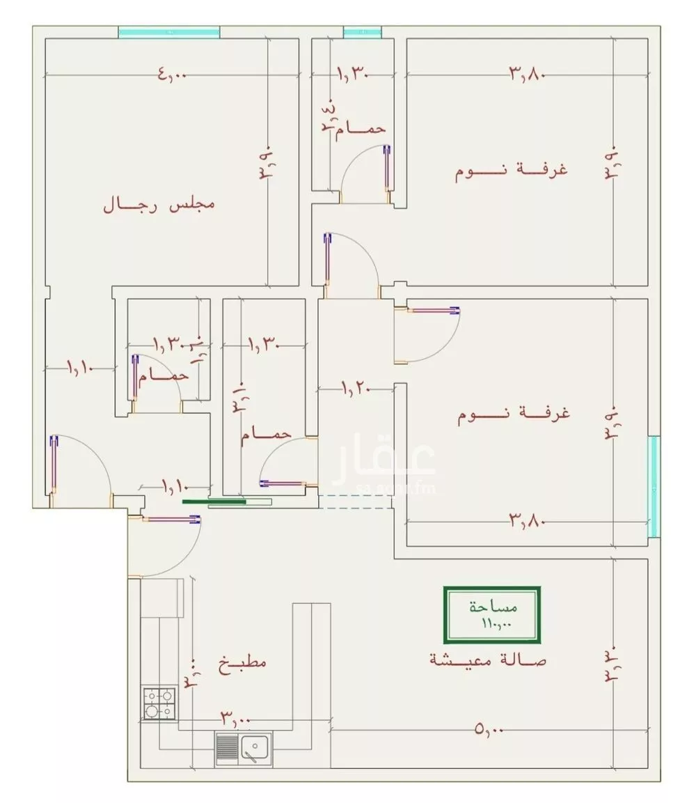 شقة 3 غرف في الصوارى 2