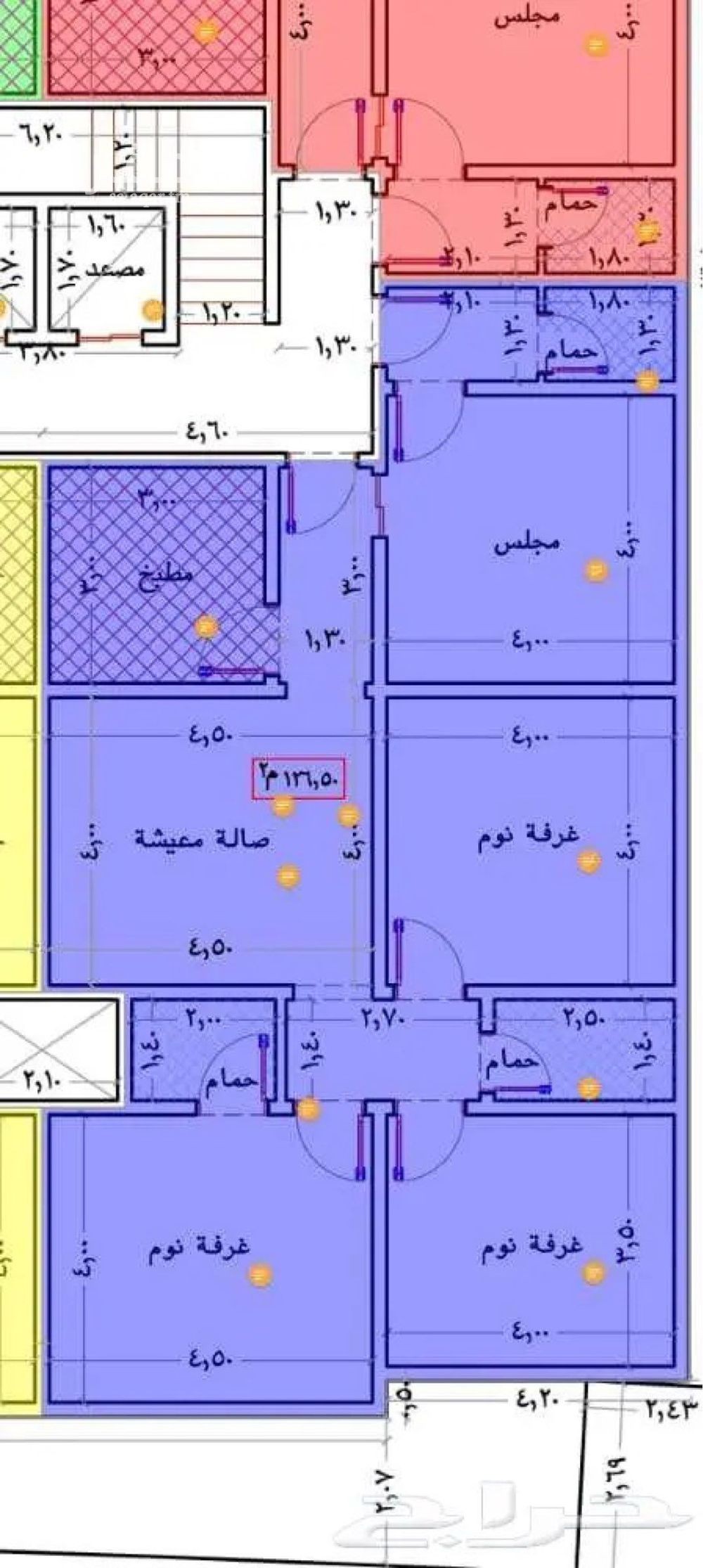 شقة 4 غرف في الواحة، جدة 5