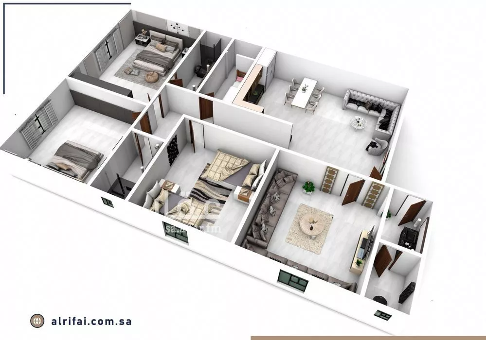 4 bedroom apartment in Al Salamah 7