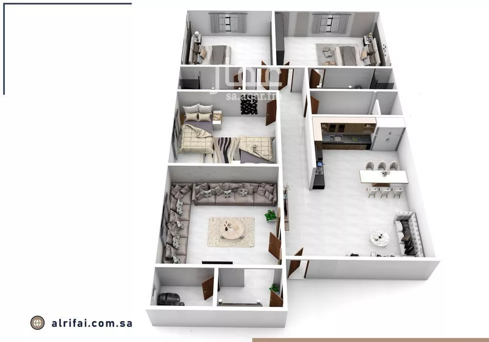 4 bedroom apartment in Al Salamah 8