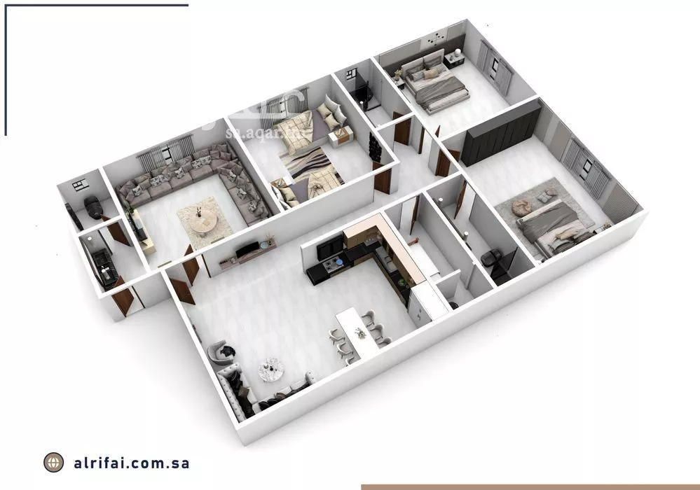 4 bedroom apartment in Al Salamah 9