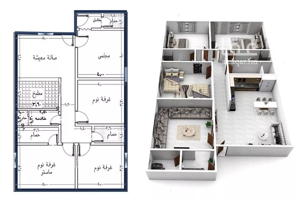 4 bedroom apartment in Al Salamah 10