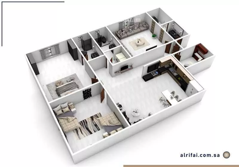4 bedroom apartment in Al Salamah 5