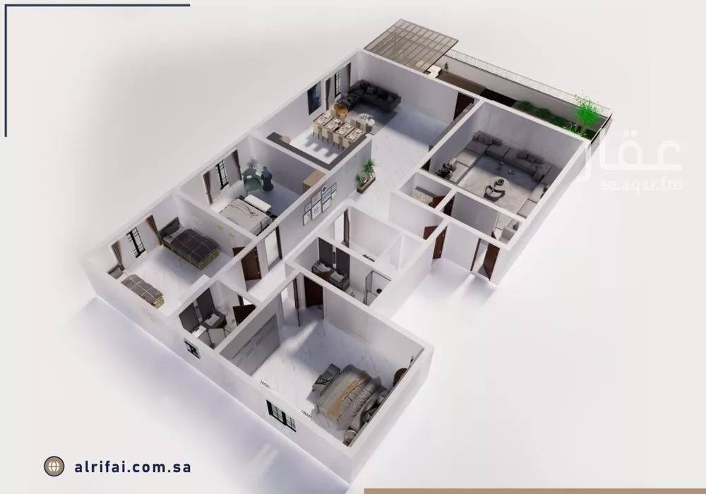 4 bedroom apartment in Al Rawdah 8