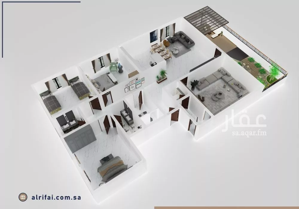 4 bedroom apartment in Al Rawdah 10