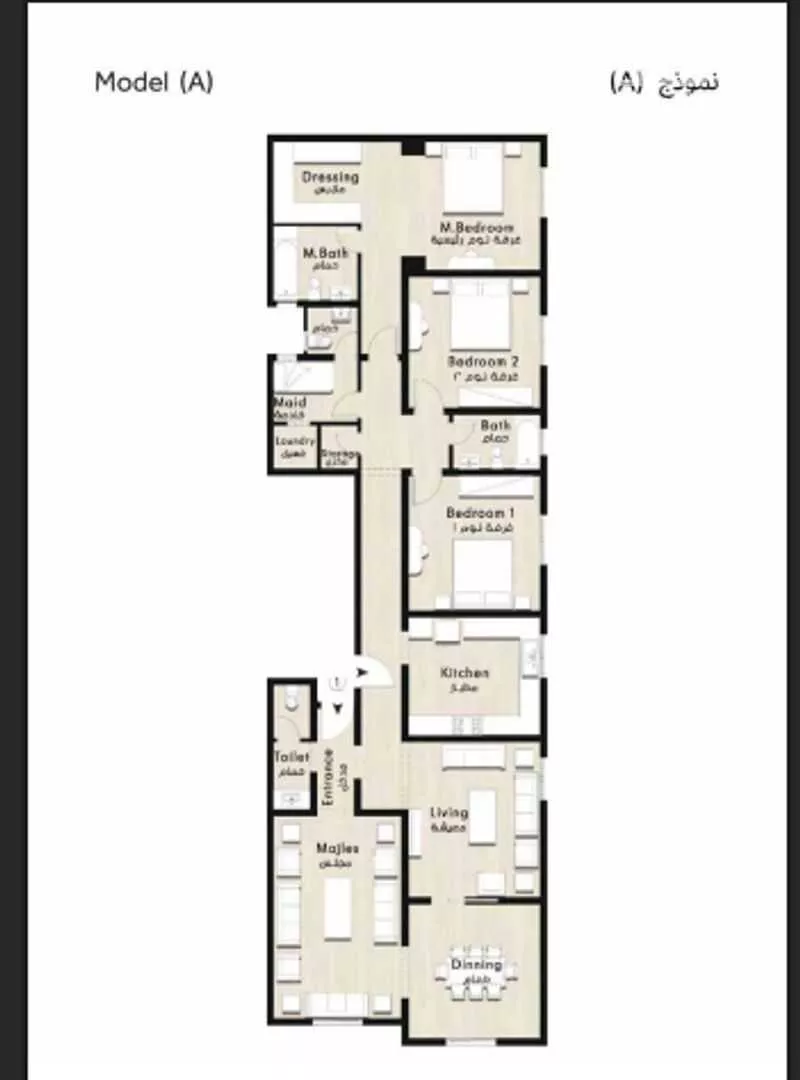 5 bedroom apartment in Al Safa 2