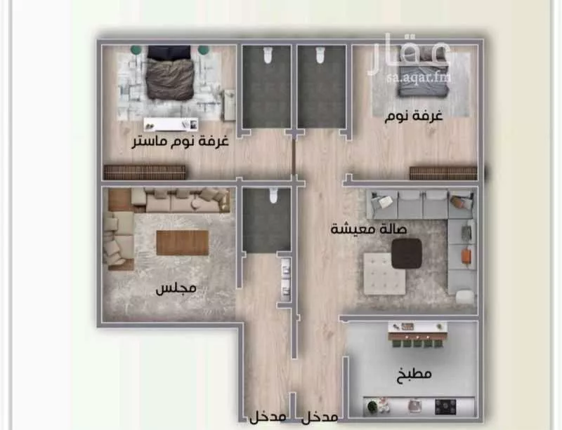 3 bedroom apartment in Al Nuzhah 4