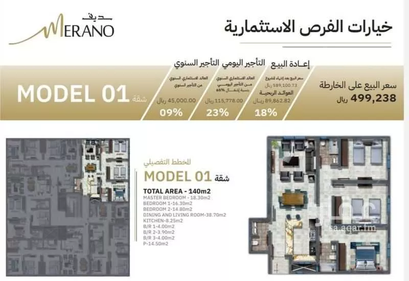 4 bedroom apartment in Al Nuzhah 2