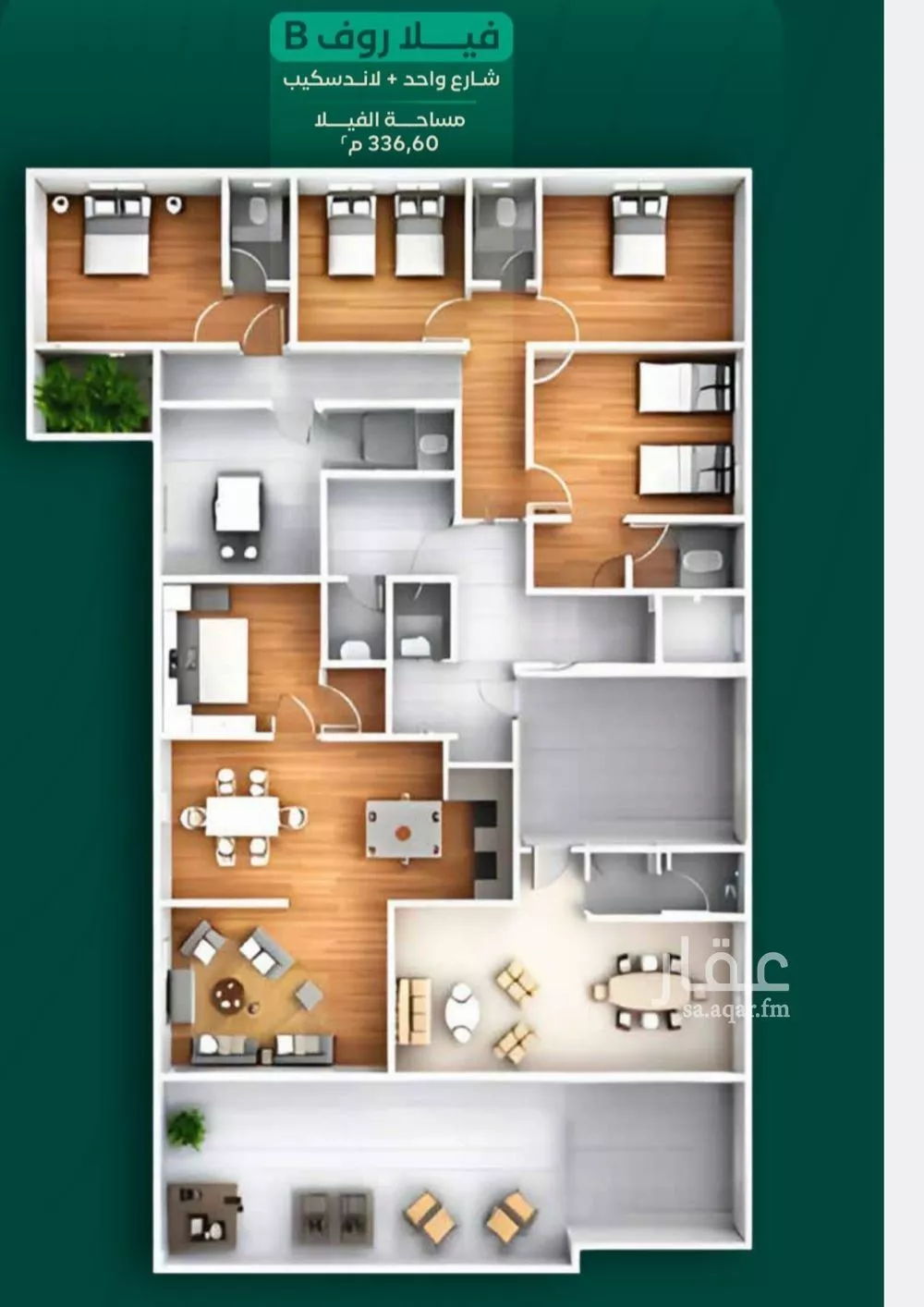 5 bedroom floor in Al Hamra 4