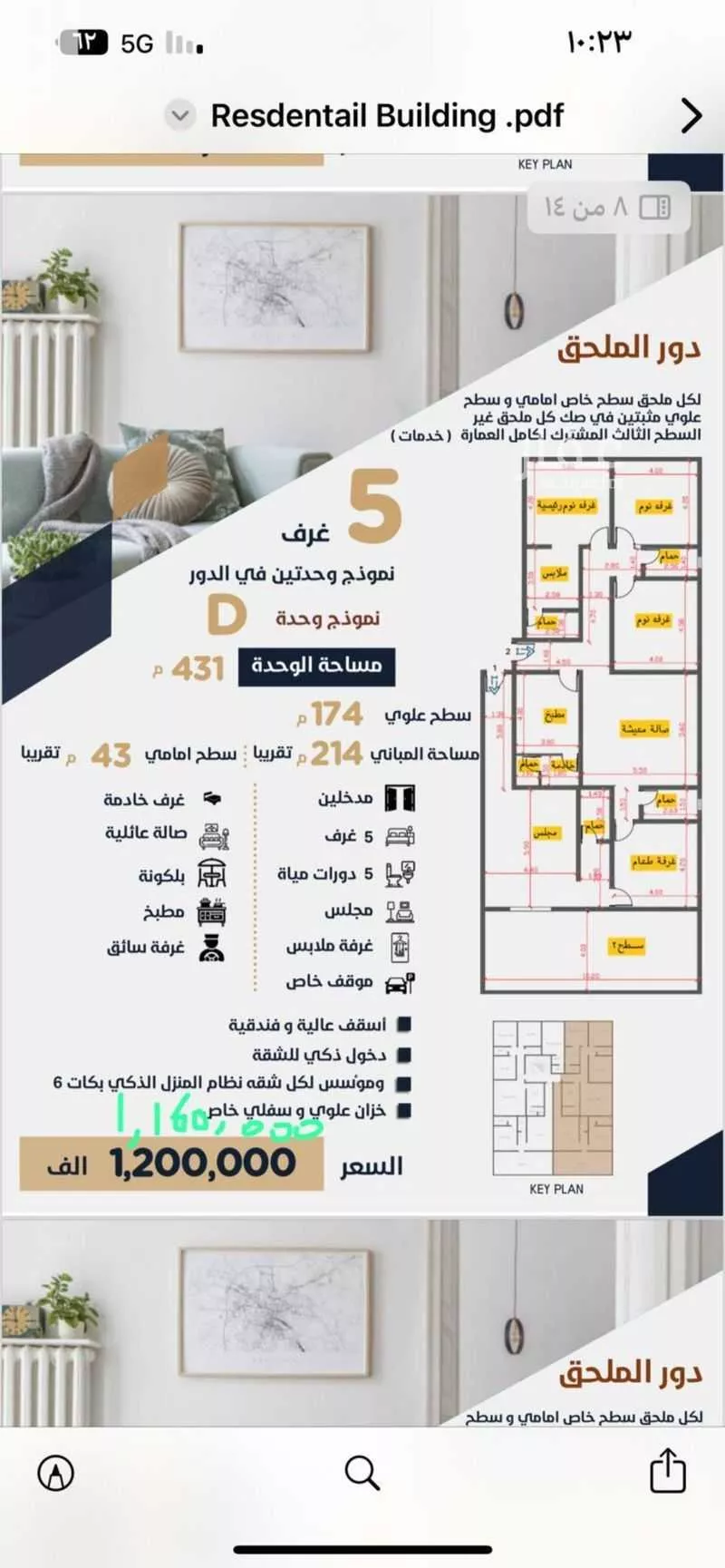 5 bedroom apartment in Ar Rayan 21