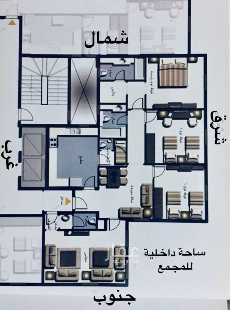 4 bedroom apartment in Al Shati 3