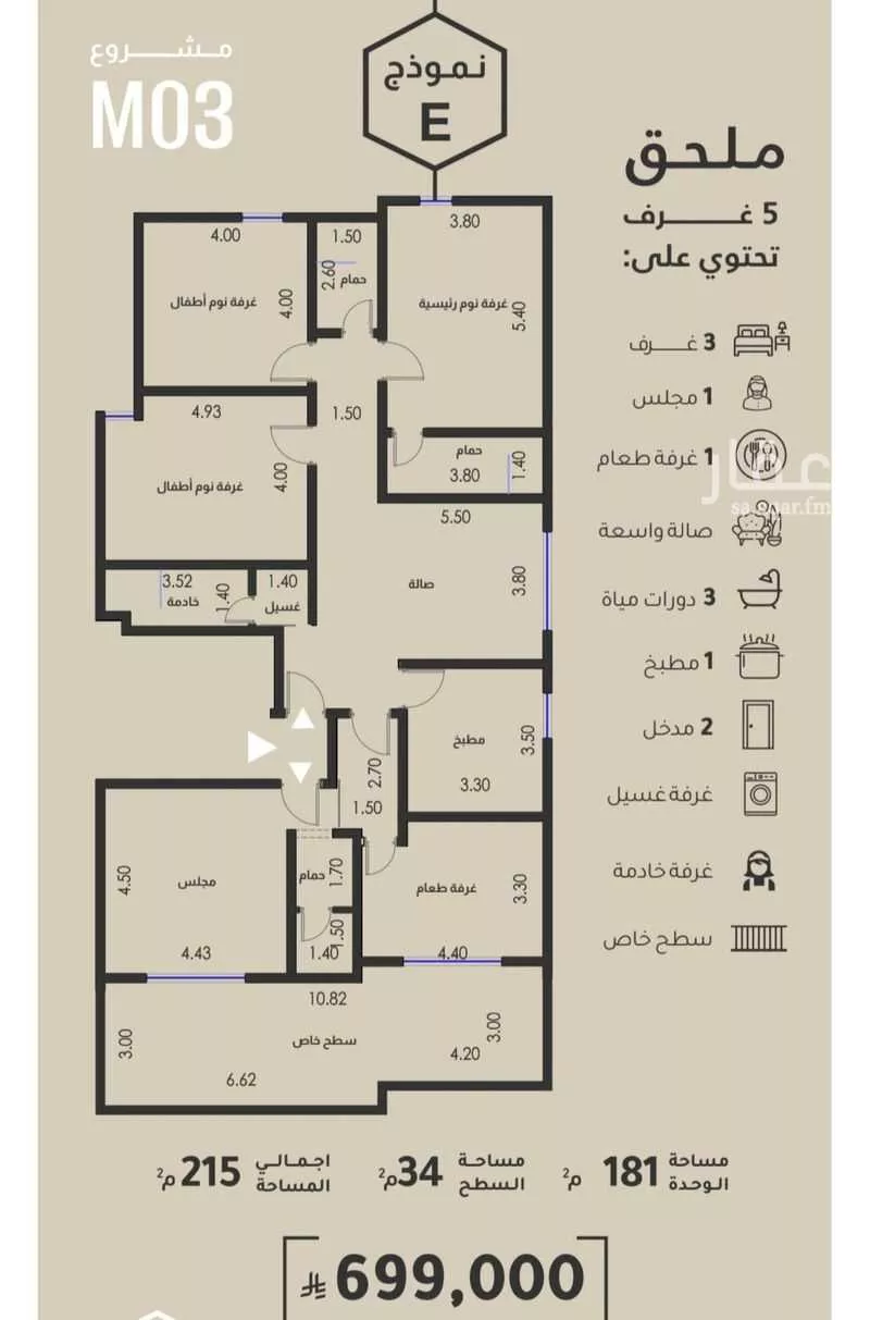 3 bedroom floor in Al Faisaliyyah 3
