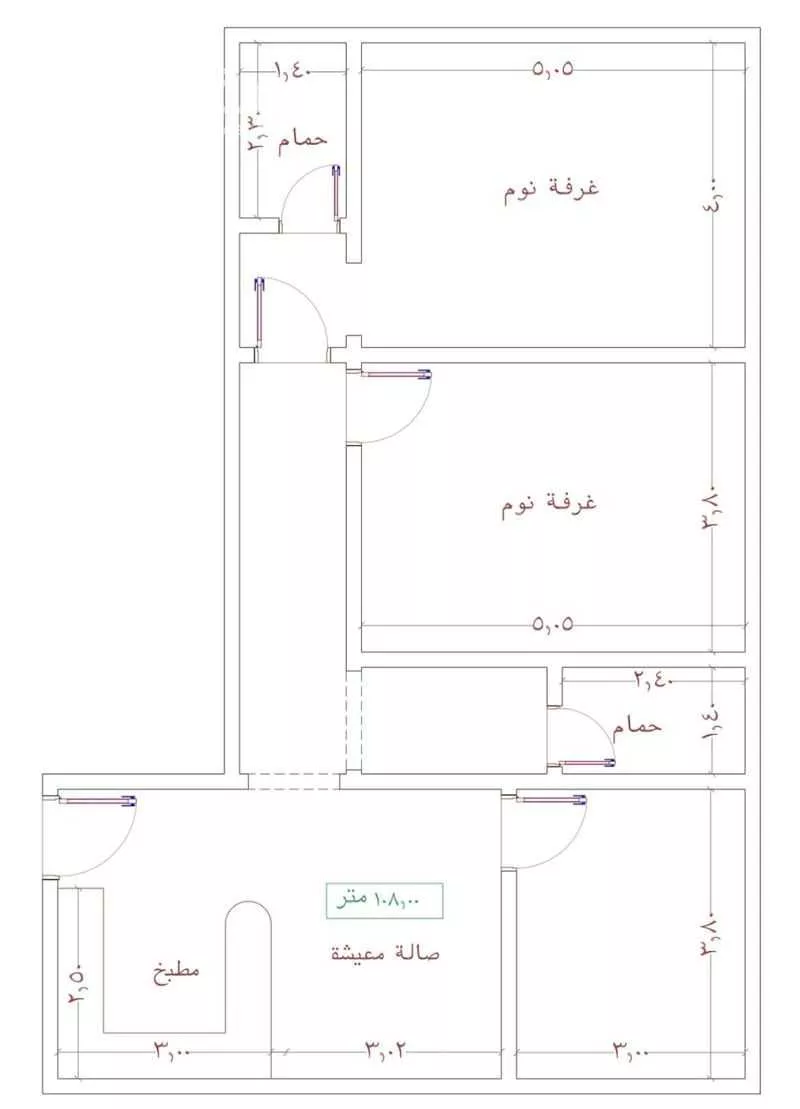 3 bedroom apartment in Al Jamiah 2
