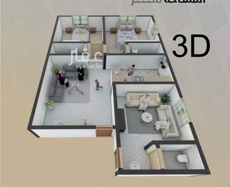 3 bedroom apartment in Al Salamah 3