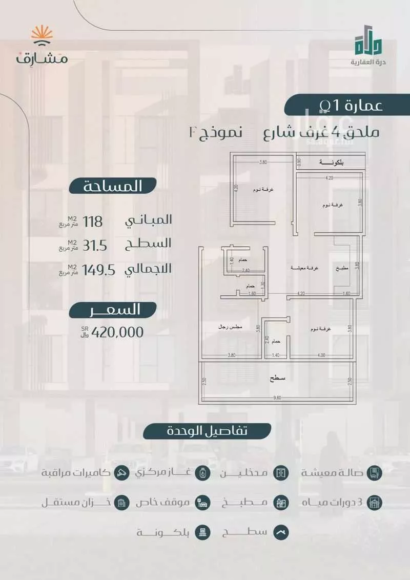 3 bedroom apartment in Muraykh, Jeddah 18