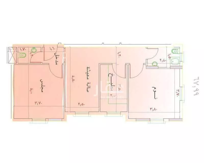 2 bedroom apartment in Muraykh 5