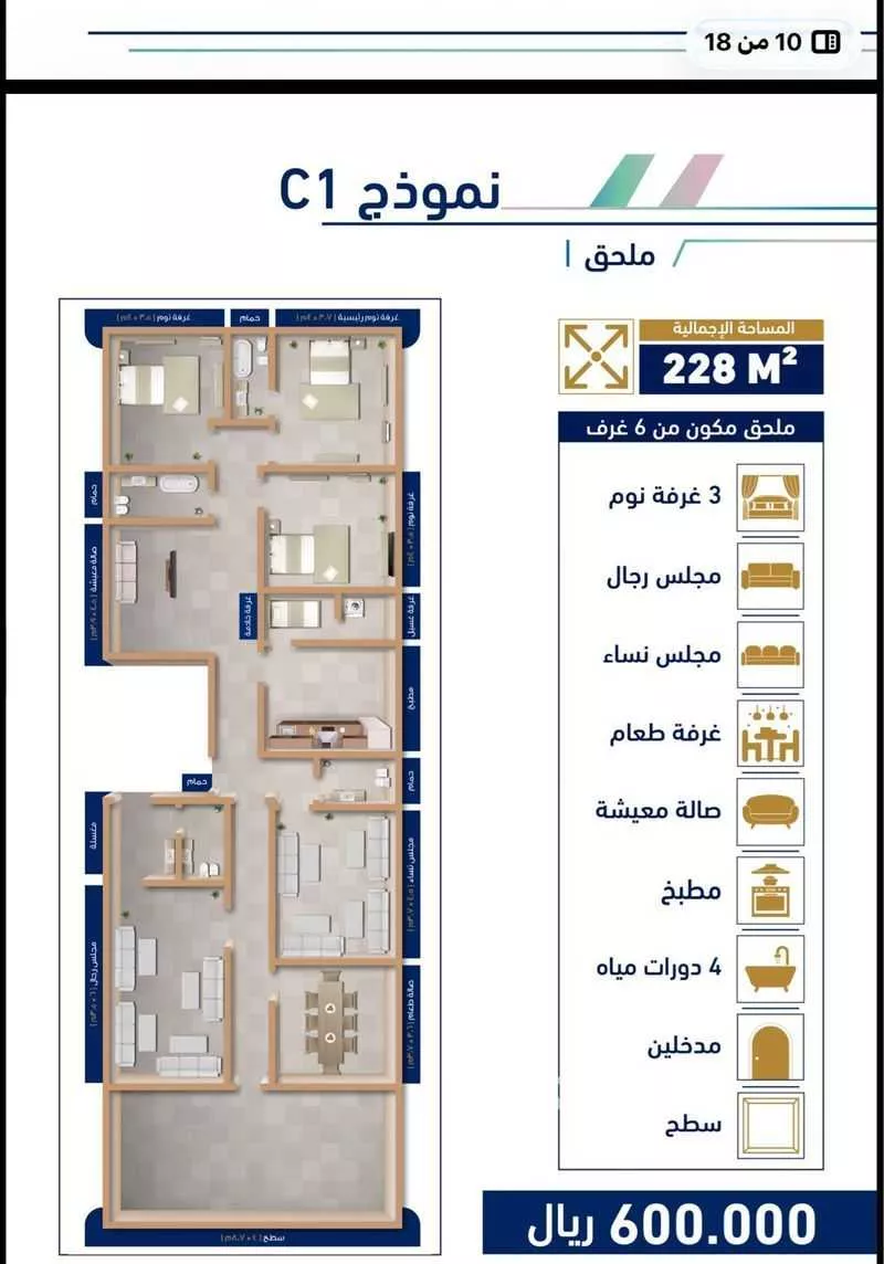 شقة 6 غرف في المريخ 8