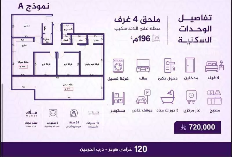 3 bedroom apartment in Al Fayha 7