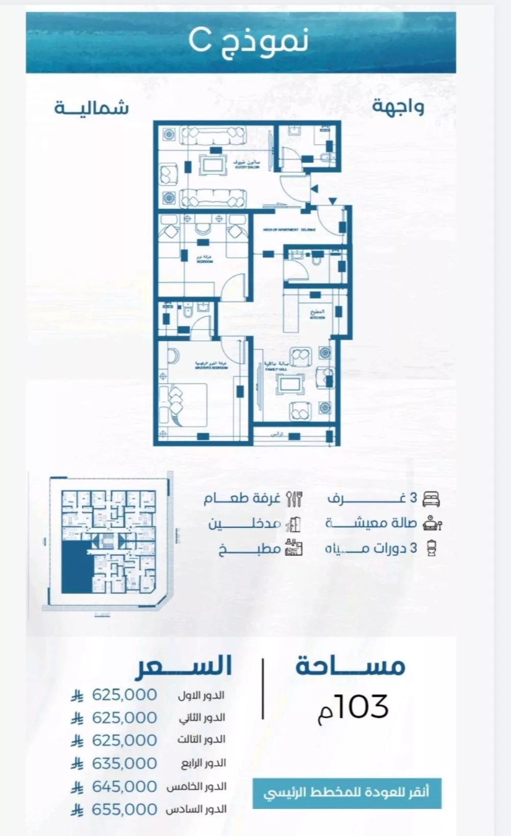 شقة 3 غرف في الرويس، جدة 7