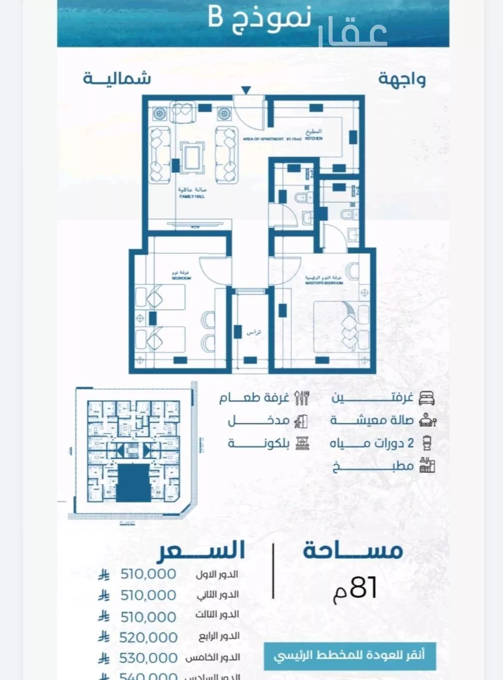شقة 3 غرف في الرويس، جدة 5