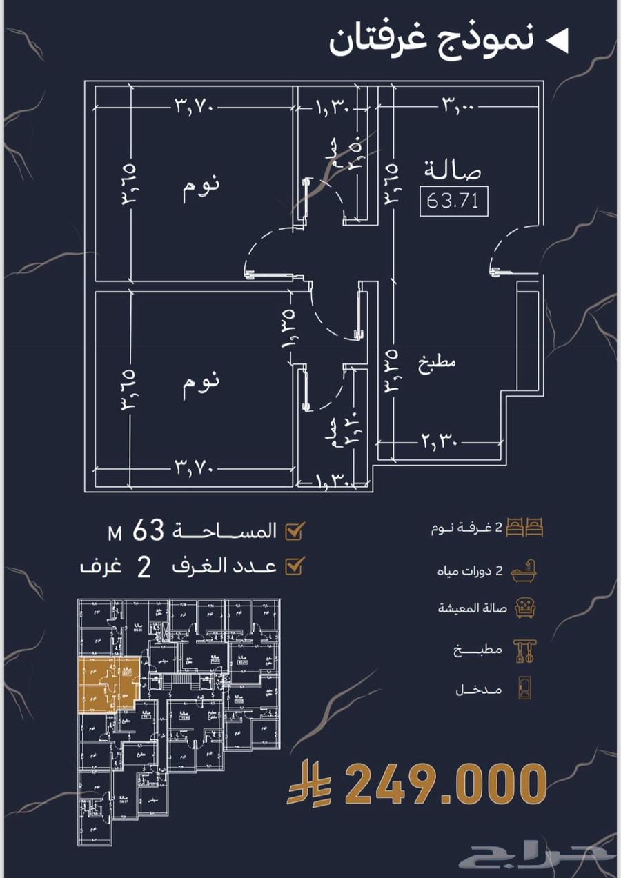 شقة 2 غرف في ابحر الجنوبية، جدة 5