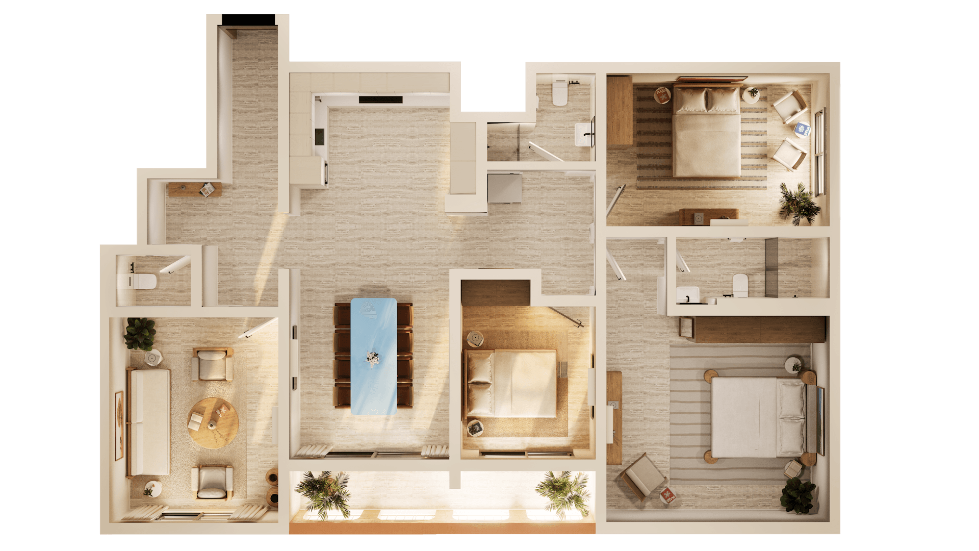 Wadi 3 Bedroom